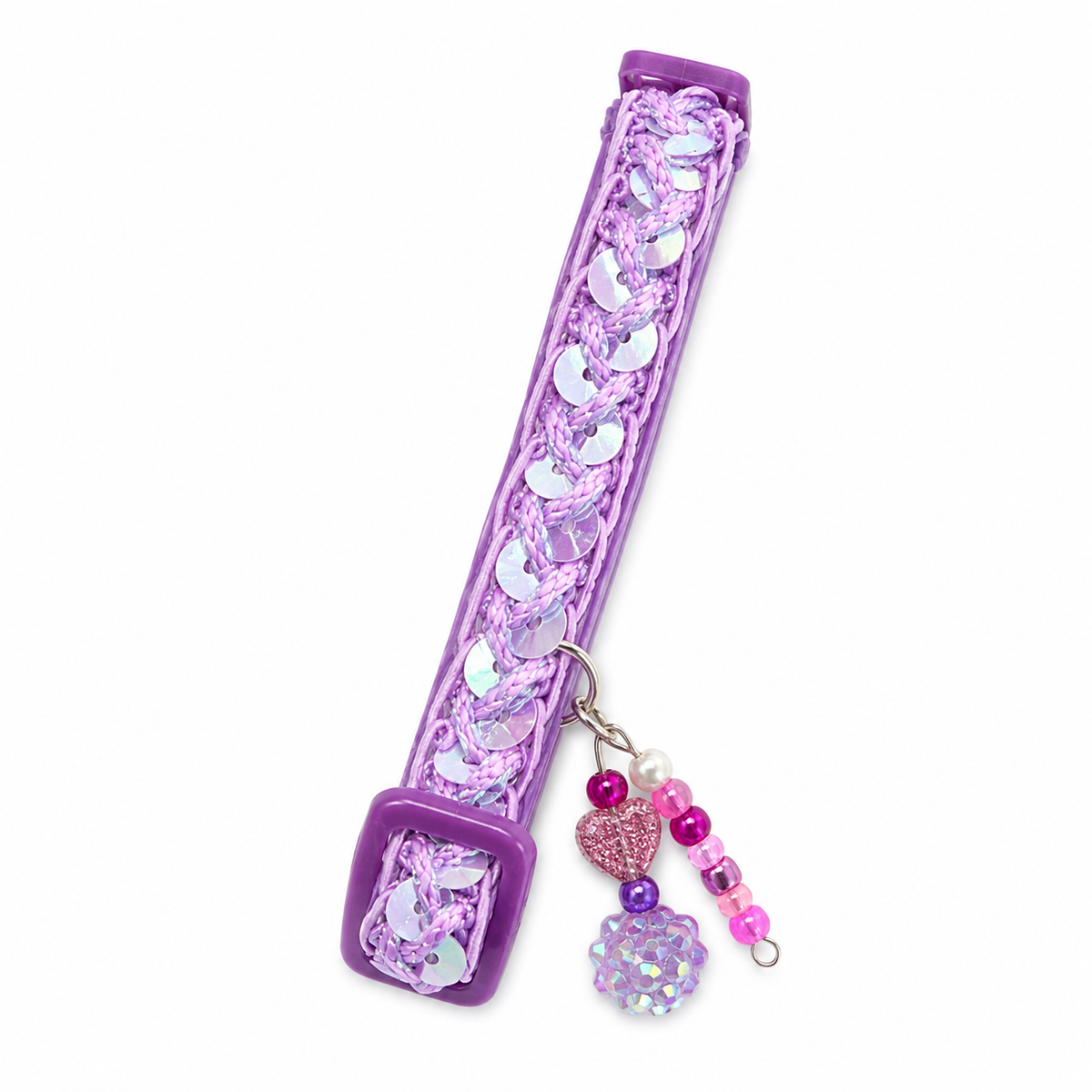 01 Light Purple Sequins Collar