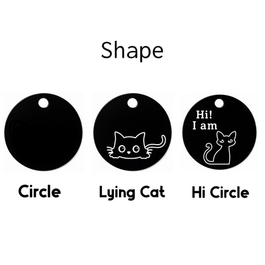 Aluminum Cat ID Tag