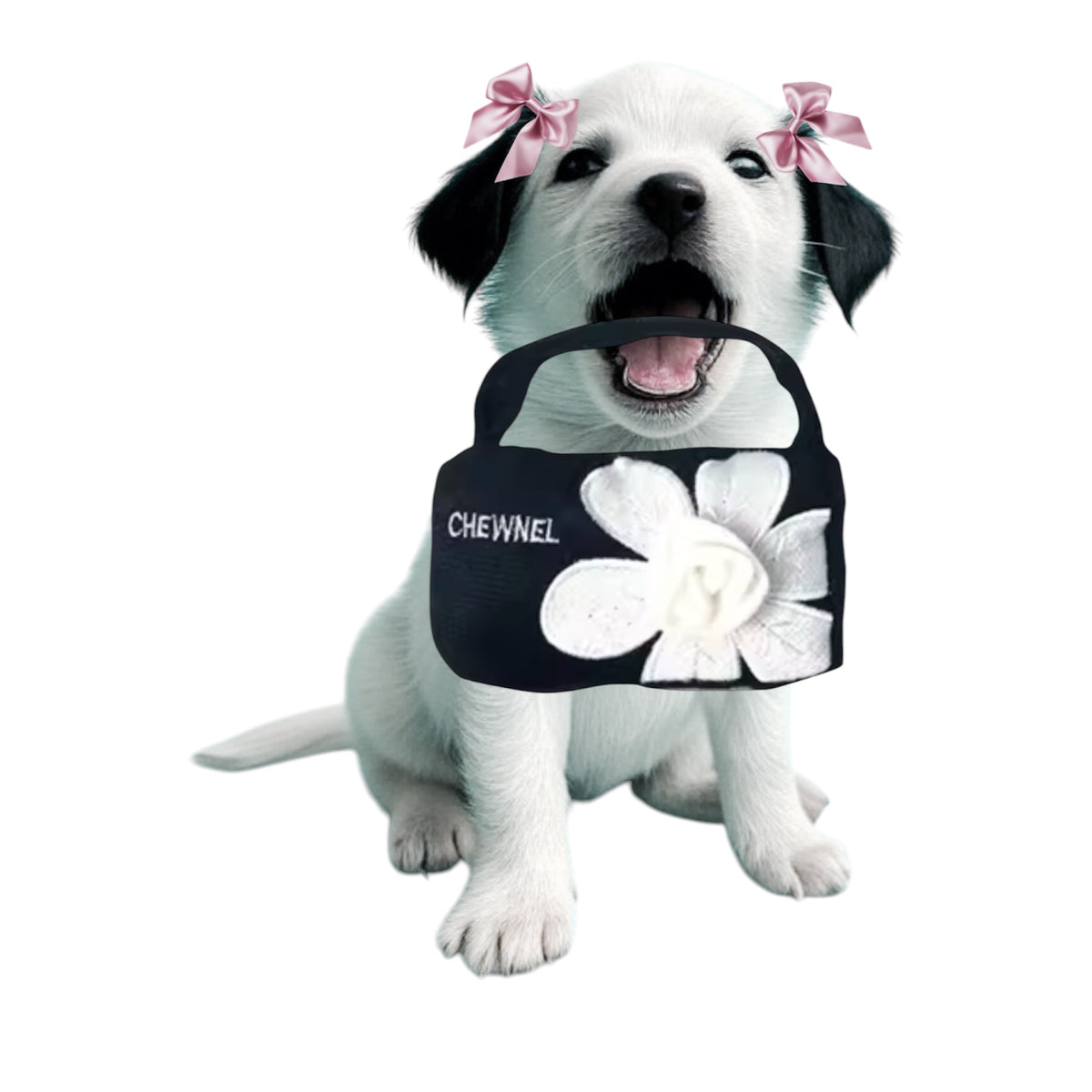 Chewnel Paris Plush Handbag Squeaky Dog Toy