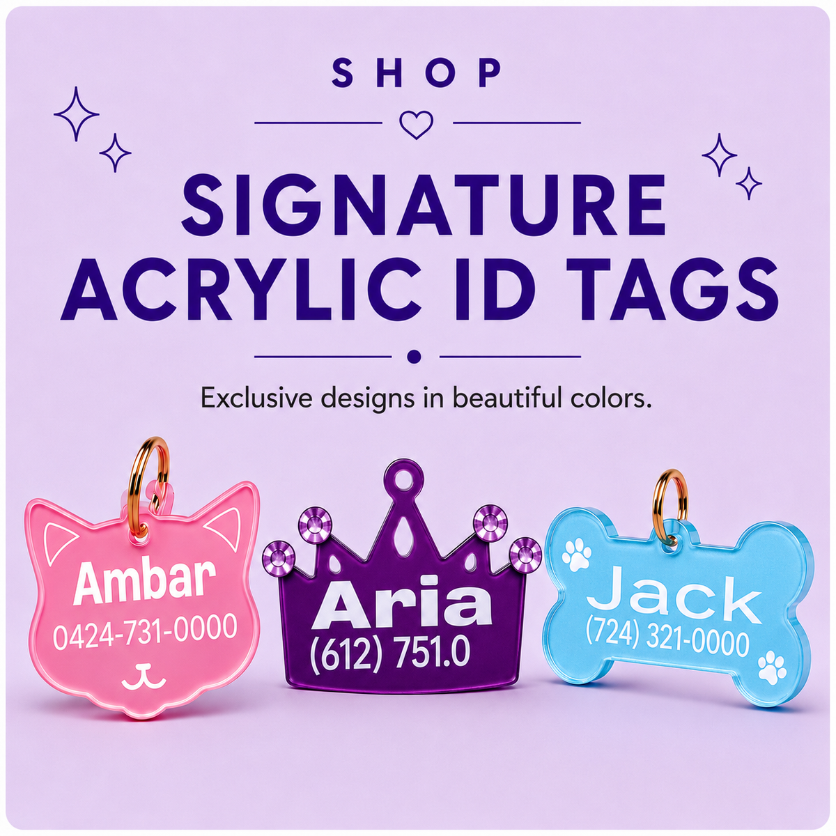 Acrylic Tags
