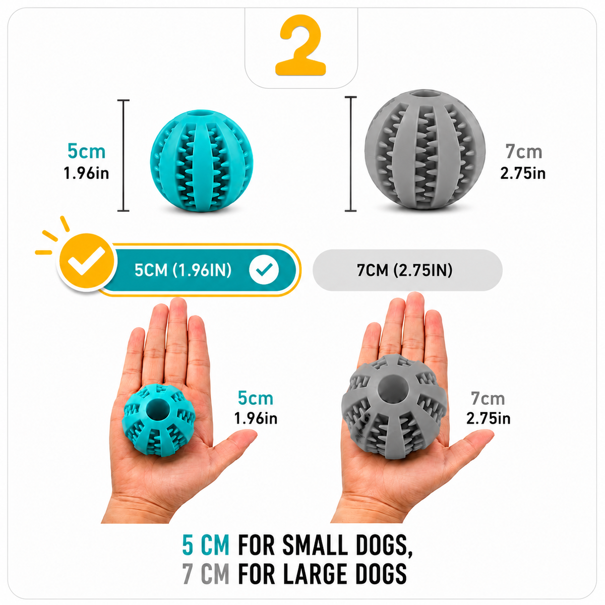 Interactive Squeaky Treat Dispensing Dog Ball