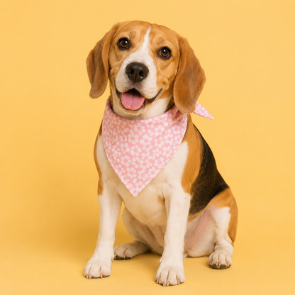 Pañuelo floral para perros – Talla única (Perros medianos y grandes) TALLA ÚNICA