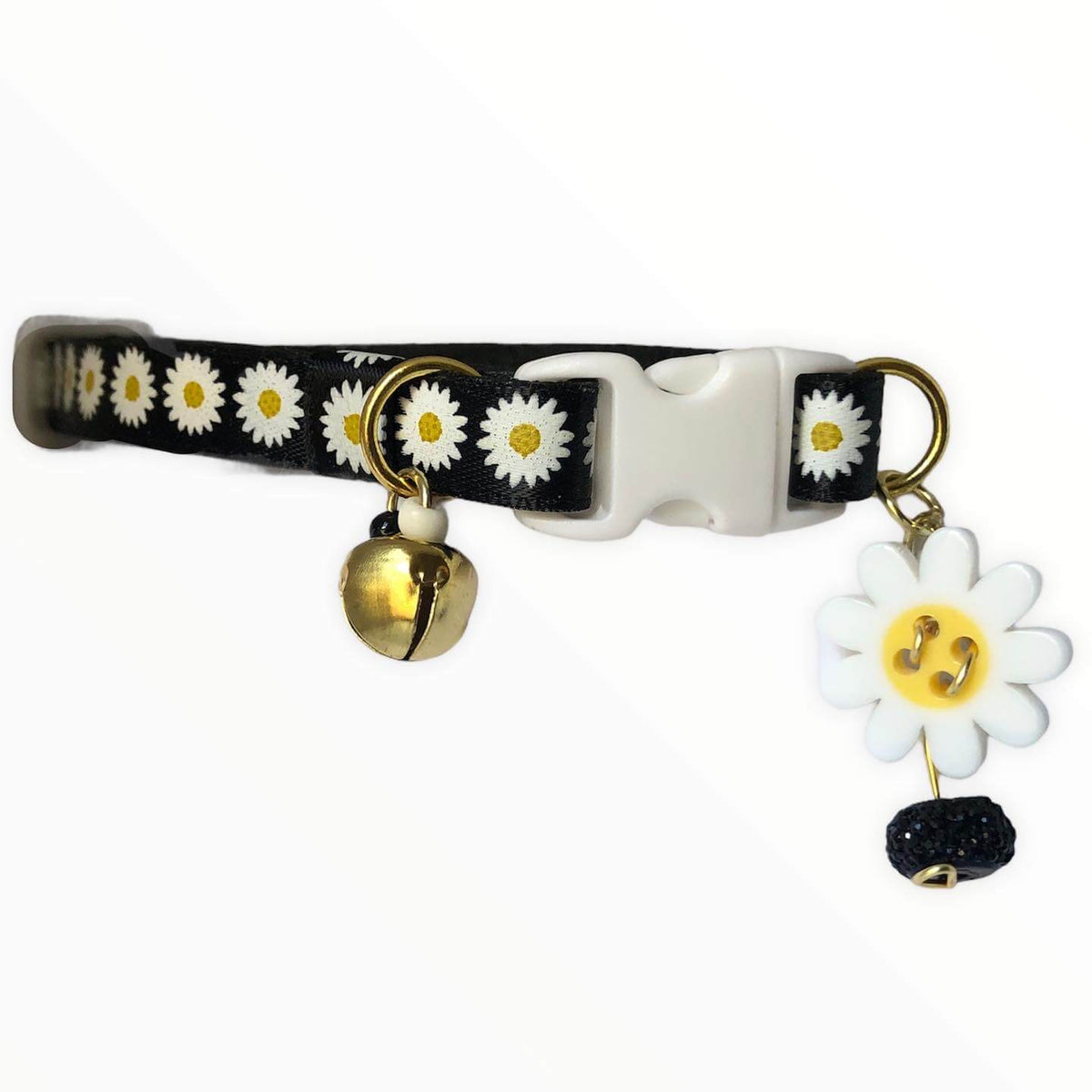 Floral & Stones - Black, White, Yellow