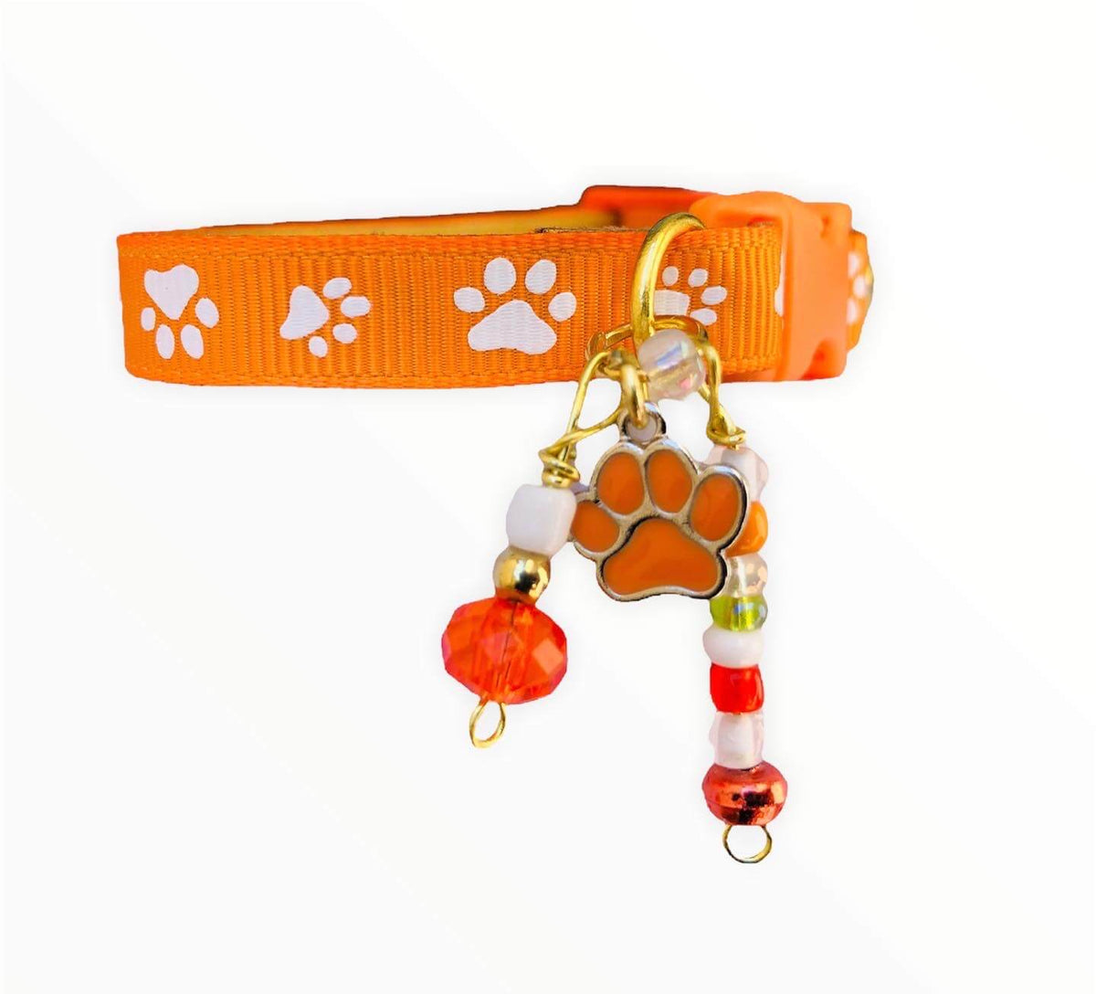 Huella de pata naranja - Collar estándar