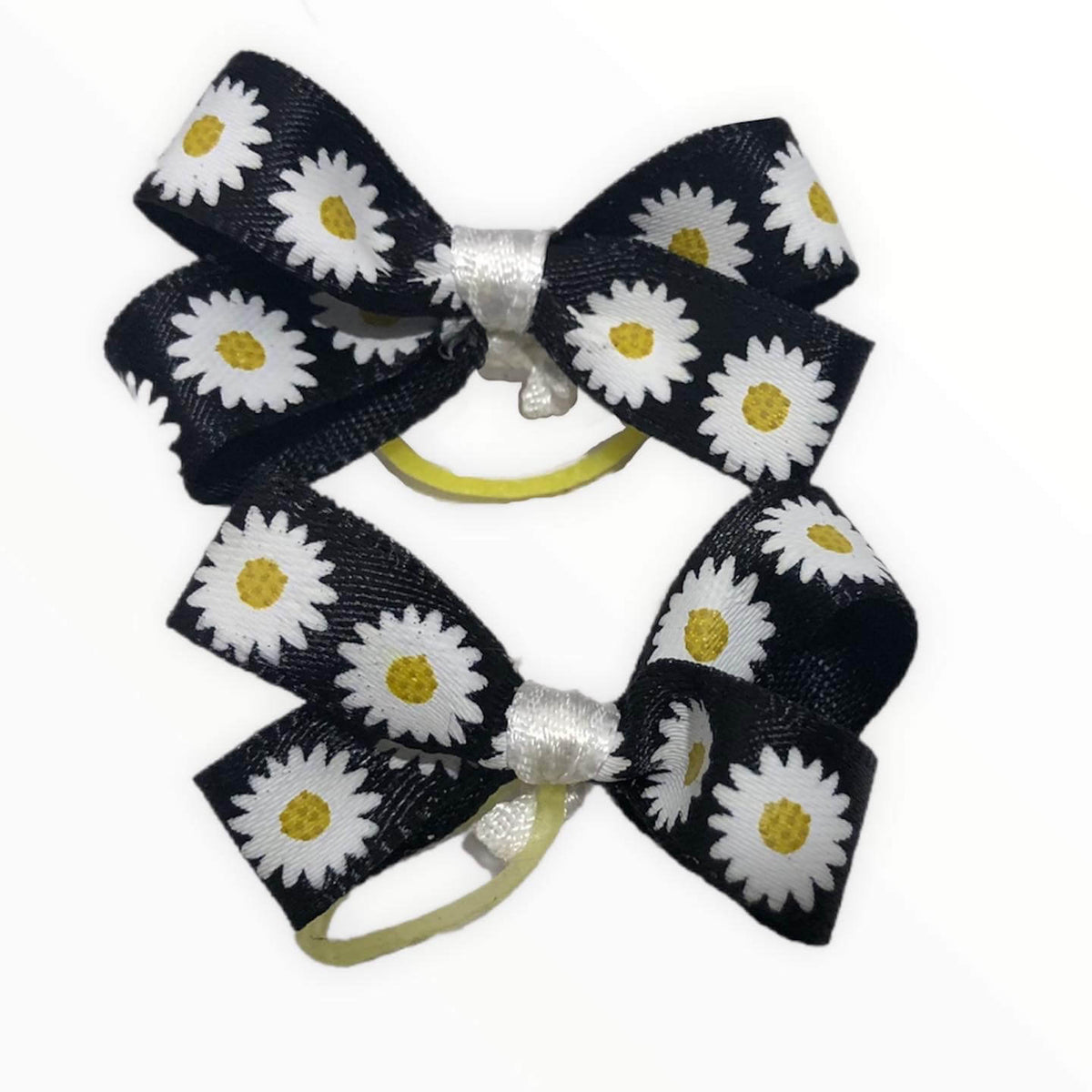 Floral & Stones - Black, White, Yellow