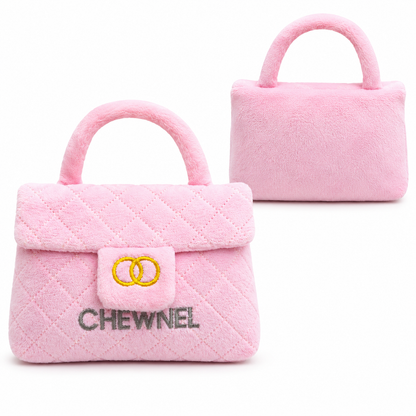 Pink Designer Handbag Plush Toy
