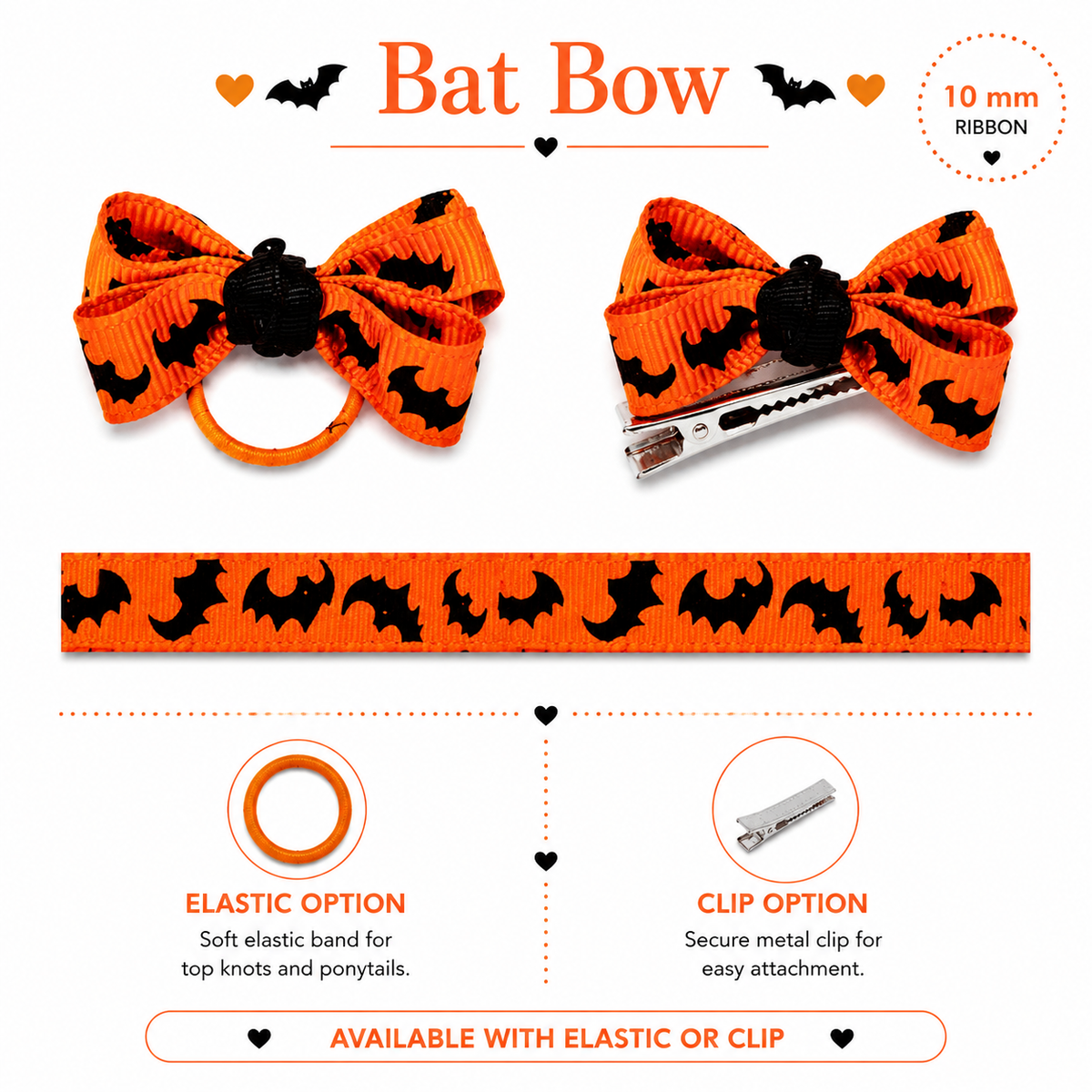 Halloween Dog Bow Collection