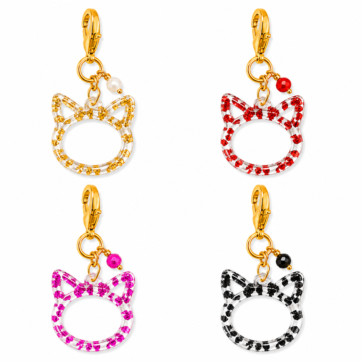 Red Cat Figure - Charm