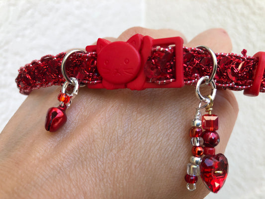 Red Sequins Collar