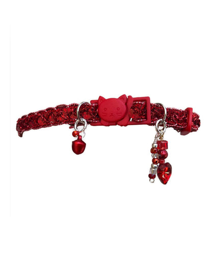 Red Sequins Collar