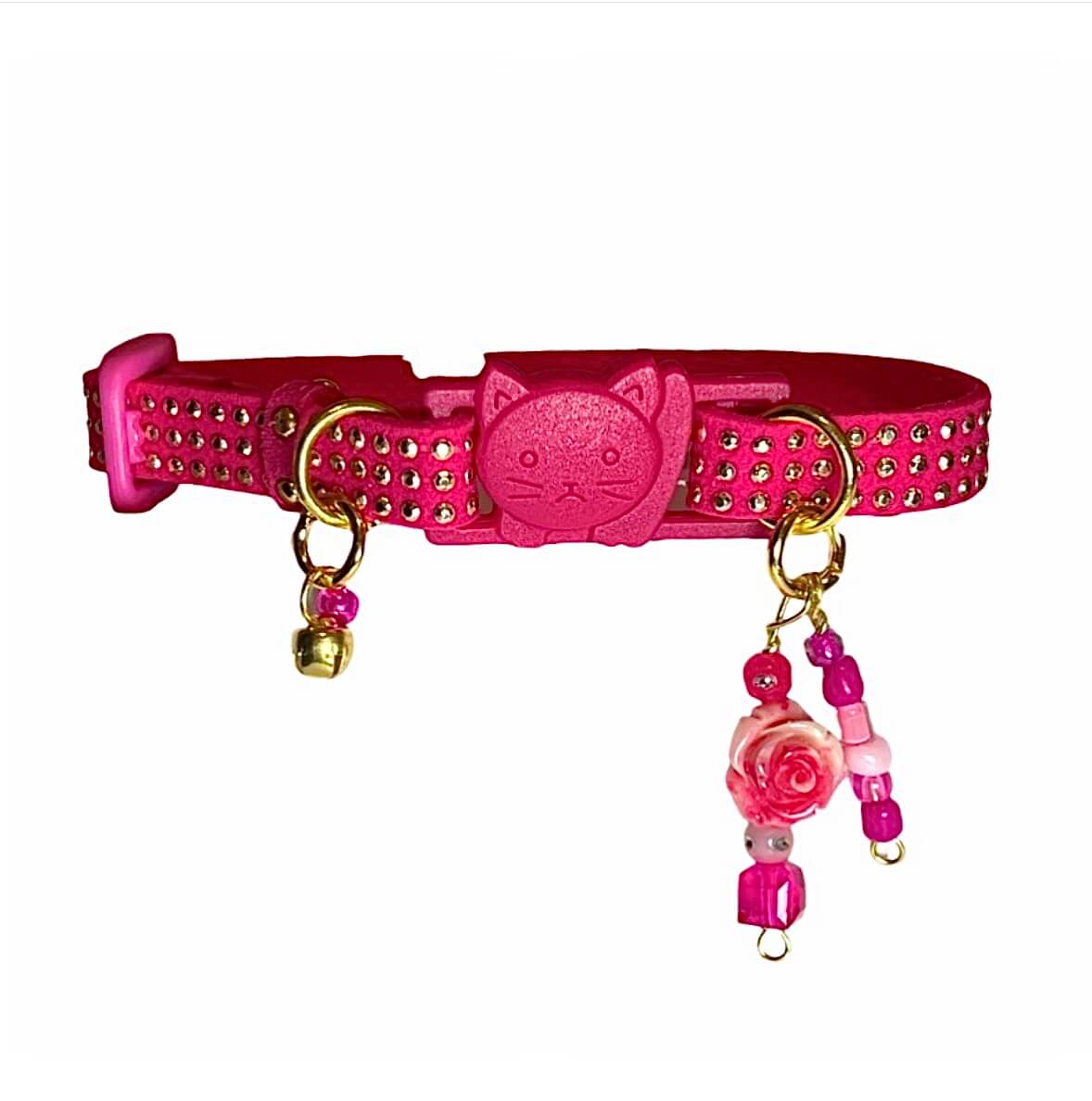 Fuchsia Collar with Gold Inlays