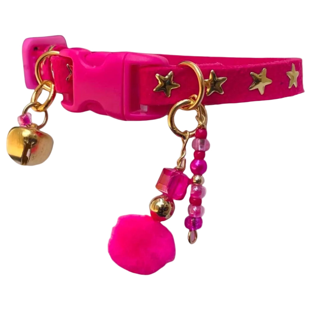 Star Fuchsia Collar with Gold Inlays