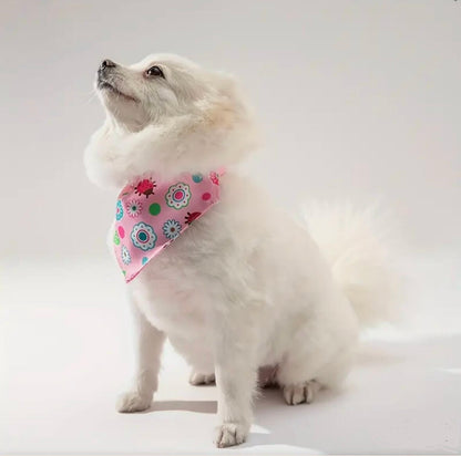 Pink Floral Bandana