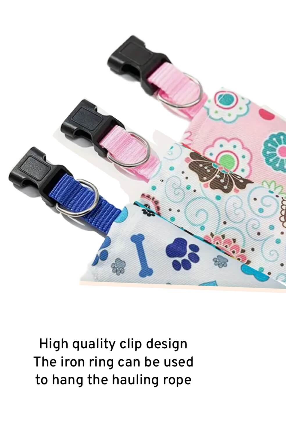 Blue Printed Bandana