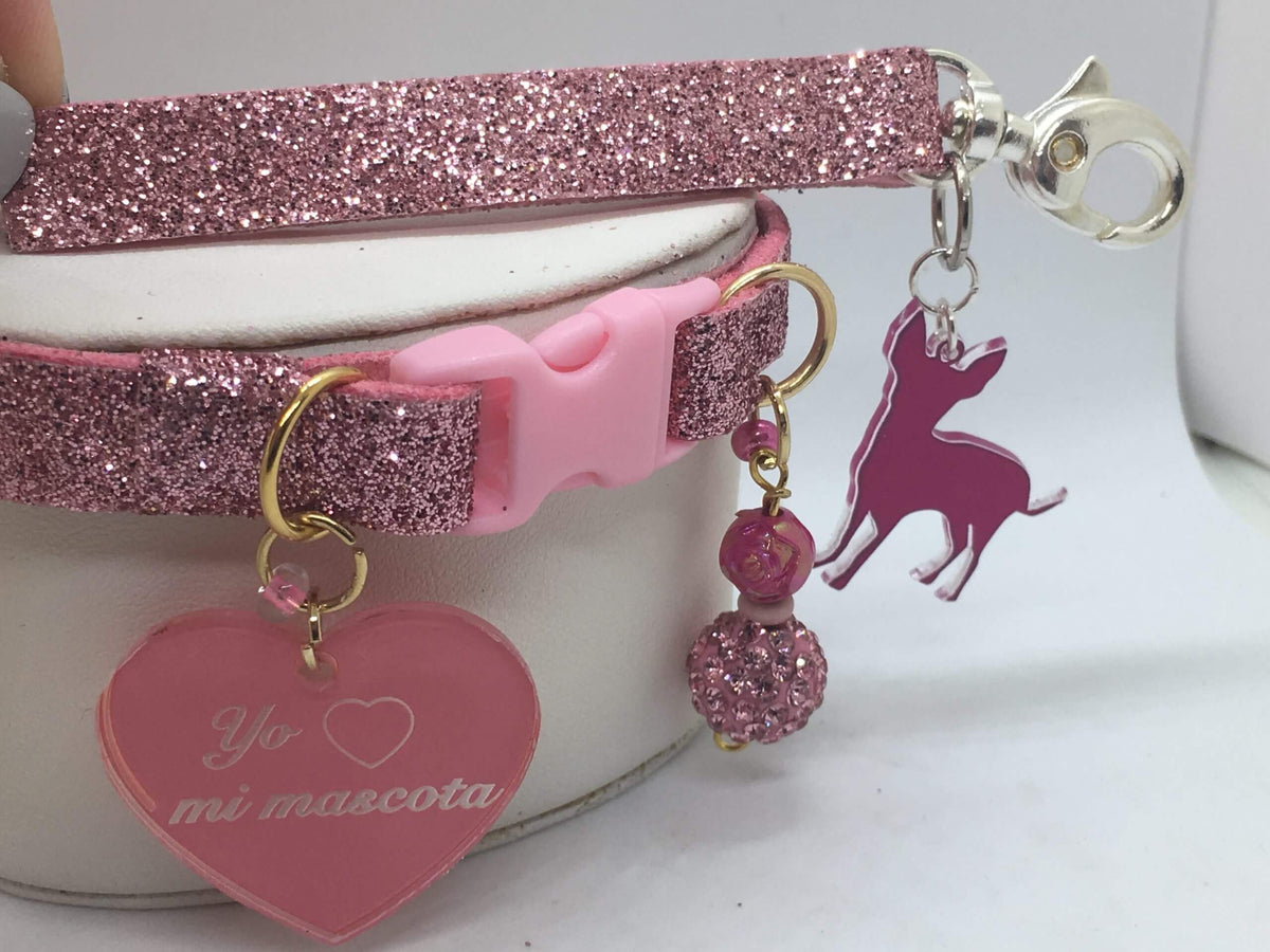 Pink Shiny Collar