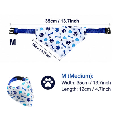 Pink Ladybug & Flowers Dog Bandana (Small & Medium)