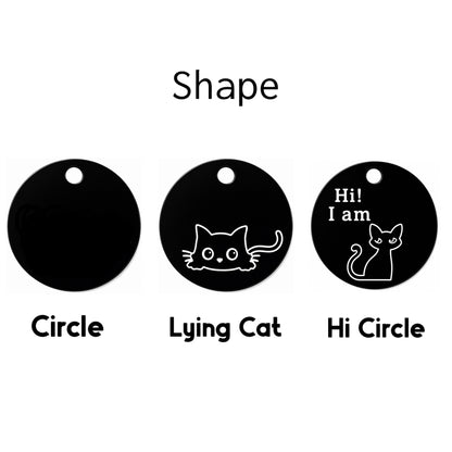 Aluminum Cat ID Tag