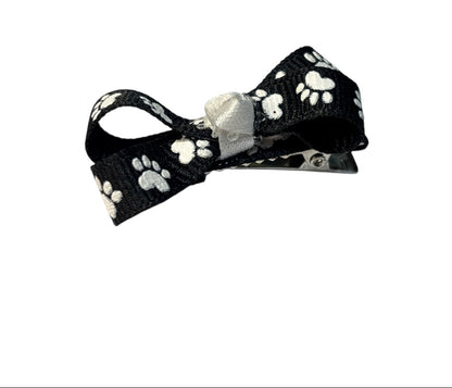 Paw Print Bow
