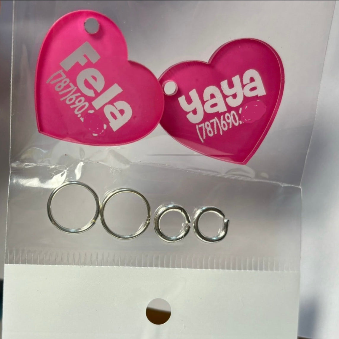 Valentine's Day Collection- Special Edition Acrylic Pet ID Tags