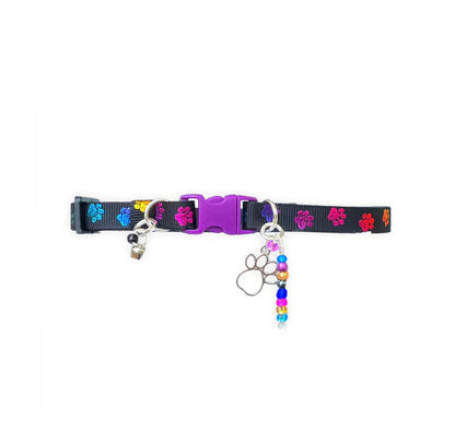 Huella de Pata Multicolor - Collar Estándar