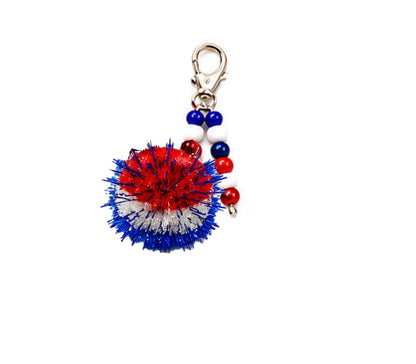 Red, White, Blue Striped - Standard Collar