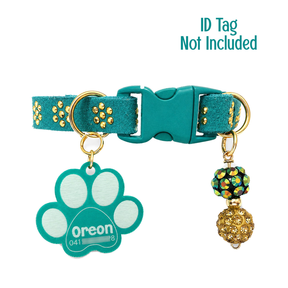 Turquoise 5pts Collar with Gold Inlays