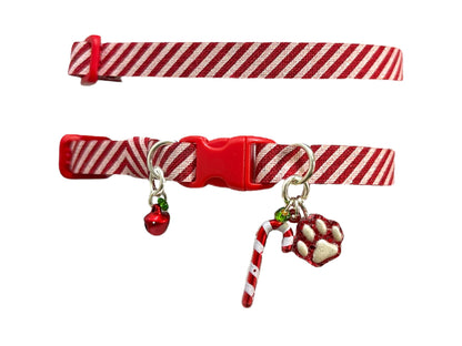 Red Striped - Standard Collar