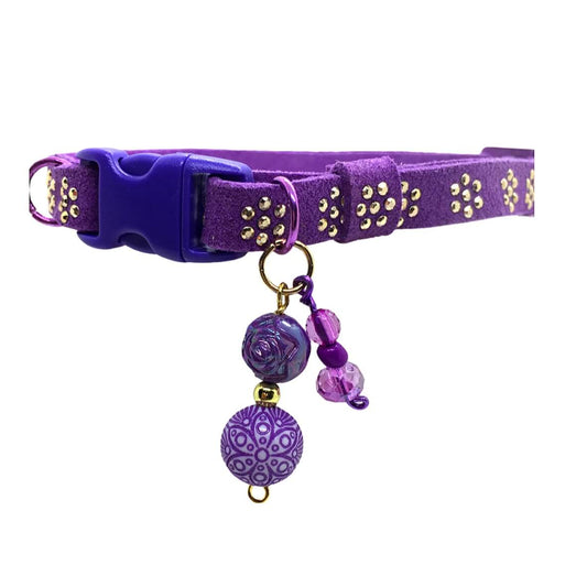 Purple 5pts Collar with Gold Inlays