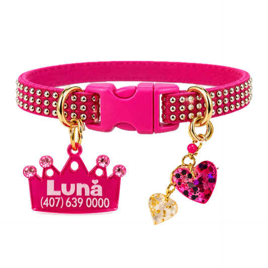 Fuchsia Collar with Gold Inlays