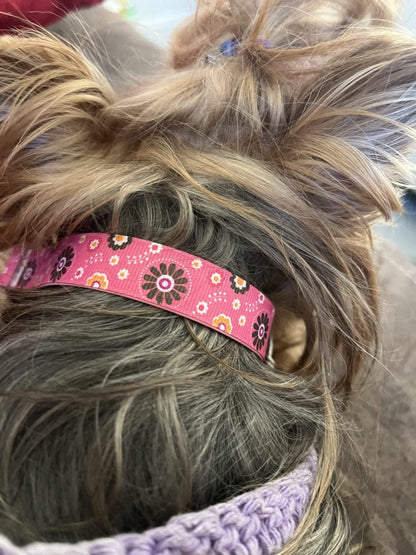 Flower Pink - Wide Collar
