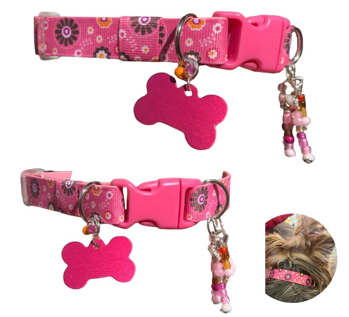 Flower Pink - Wide Collar
