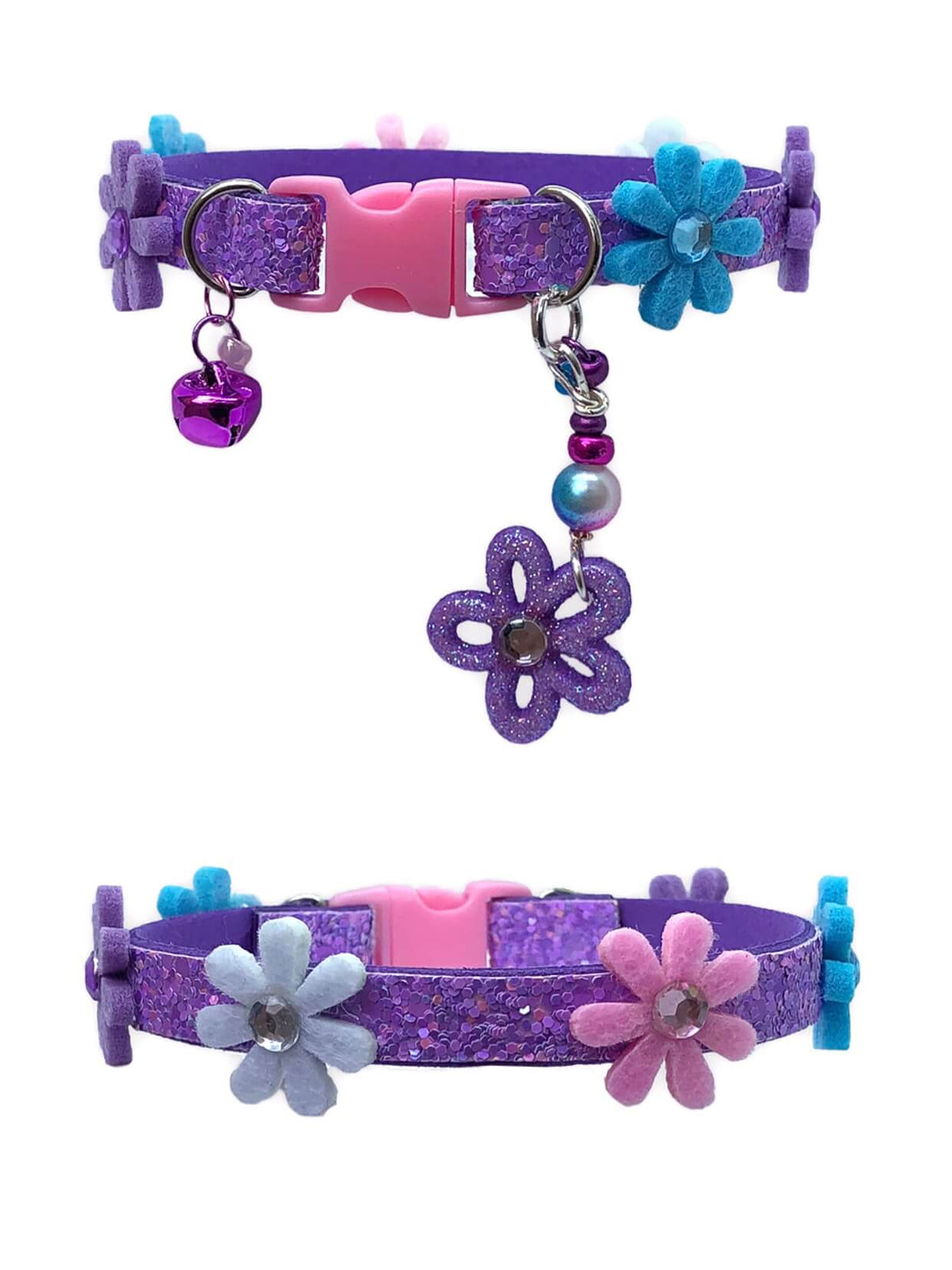 Pastel Colored Flowers Collar