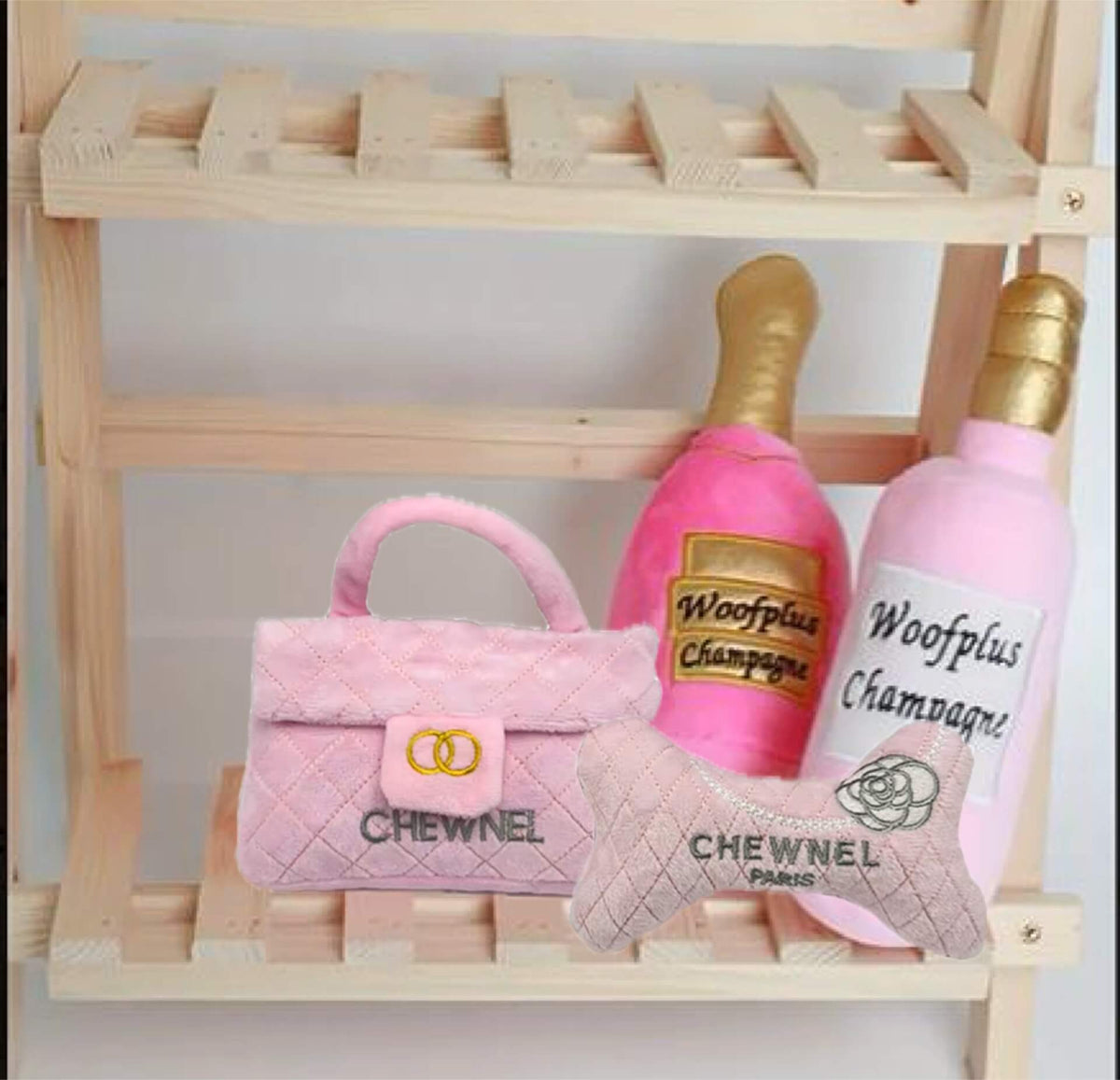 Pink Designer Handbag Plush Toy