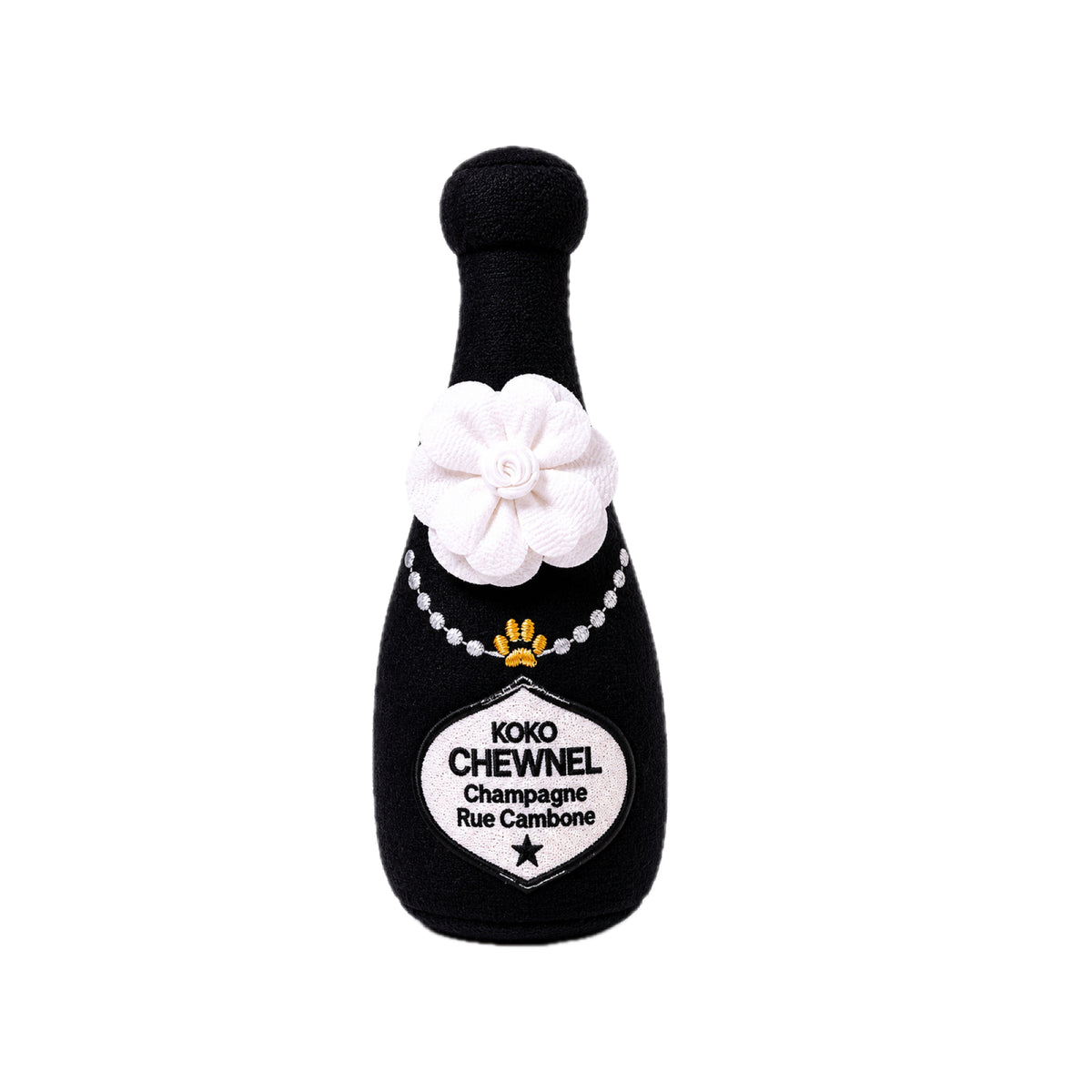 Koko Chewnel Champagne Plush Squeaky Dog Toy