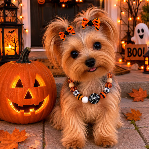 Halloween Dog Bow Collection