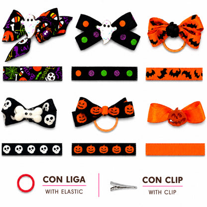 Halloween Dog Bow Collection