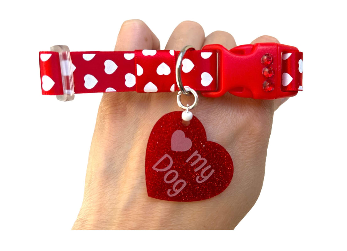 Red of Hearts - Wide Collar