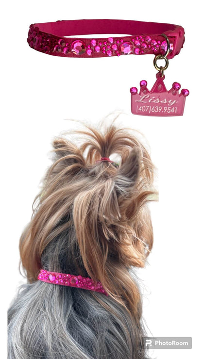 Fuchsia Stones Collar