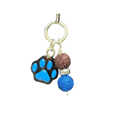 Paw Blue &amp; Brown - Wide Collar