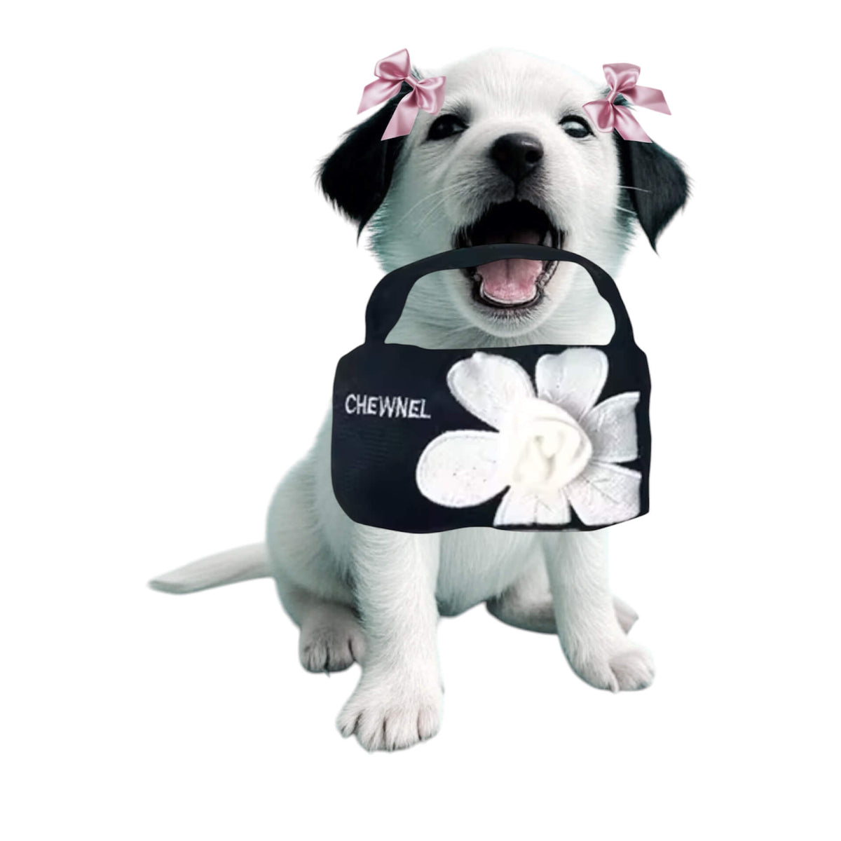 Chewnel Paris Plush Handbag Squeaky Dog Toy