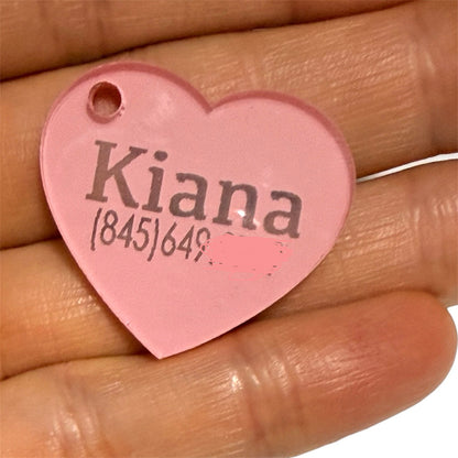 Valentine's Day Collection- Special Edition Acrylic Pet ID Tags