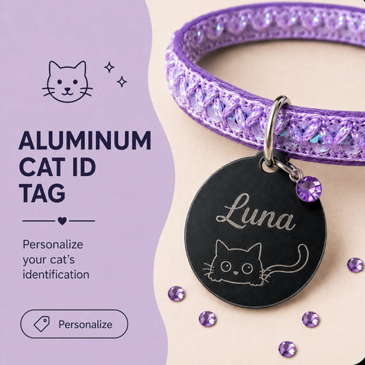Aluminum Cat ID Tag