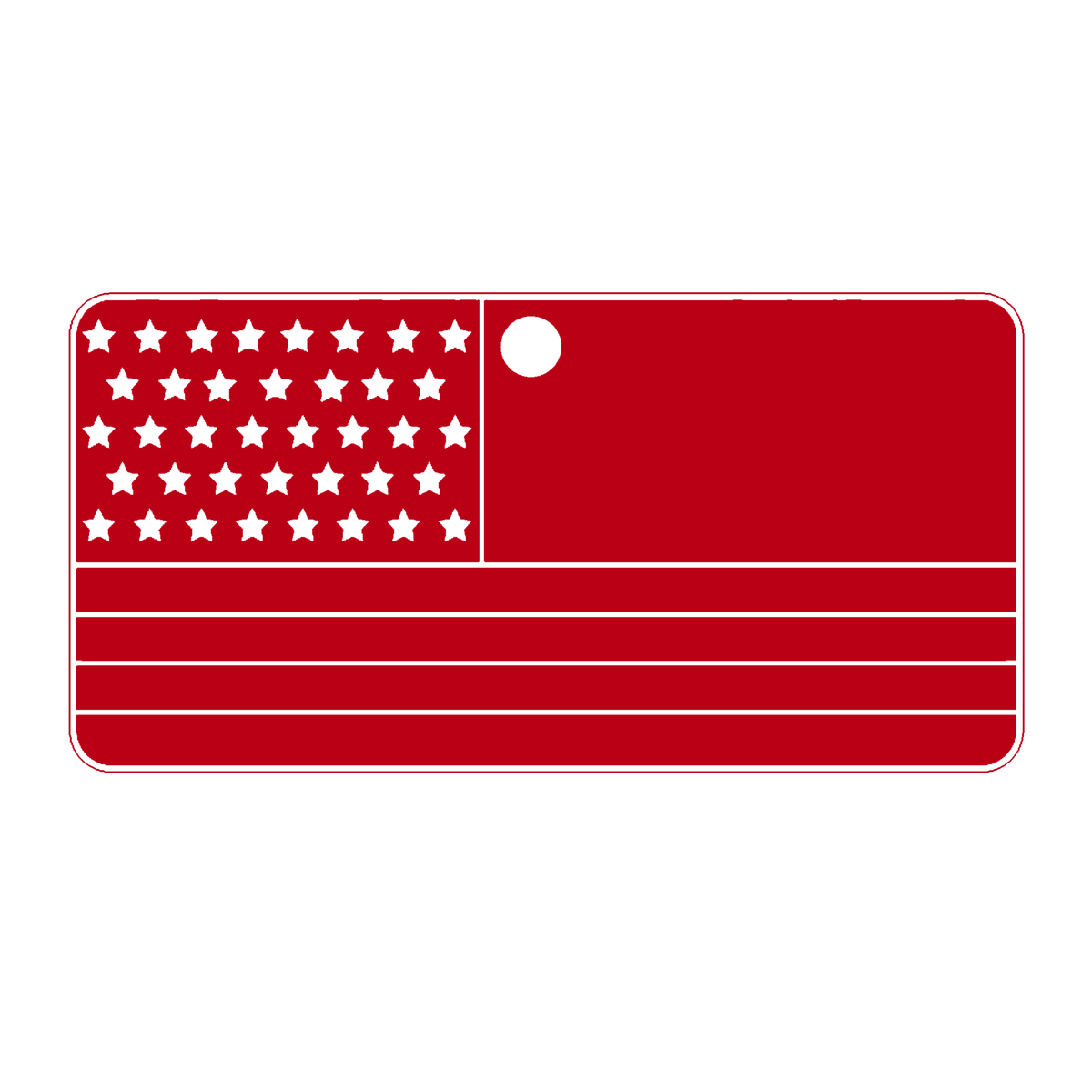 4th of July Day Acrylic Tags