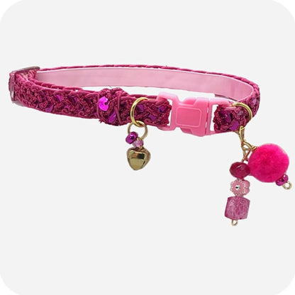 Fuchsia Sequins Collar
