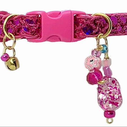 Fuchsia Sequins Collar