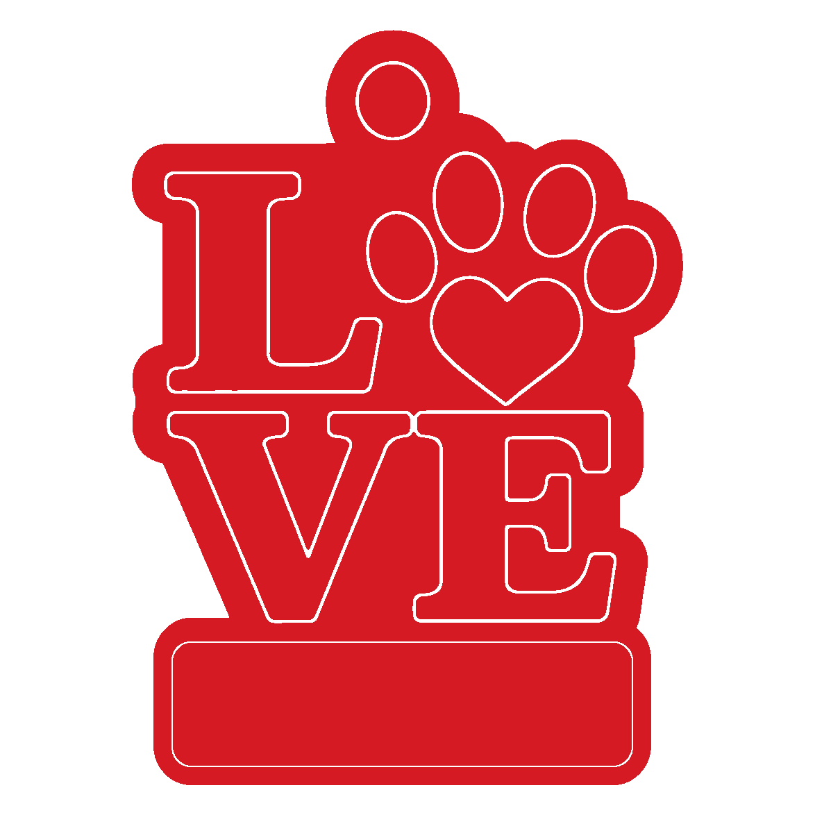 Valentine's Day Collection- Special Edition Acrylic Pet ID Tags