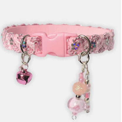 Pink Sequins Collar