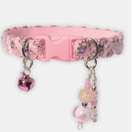 Pink Sequins Collar