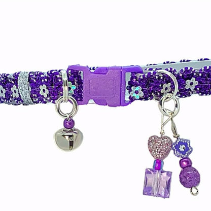 Purple Sequins Collar