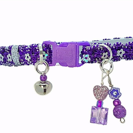 Purple Sequins Collar